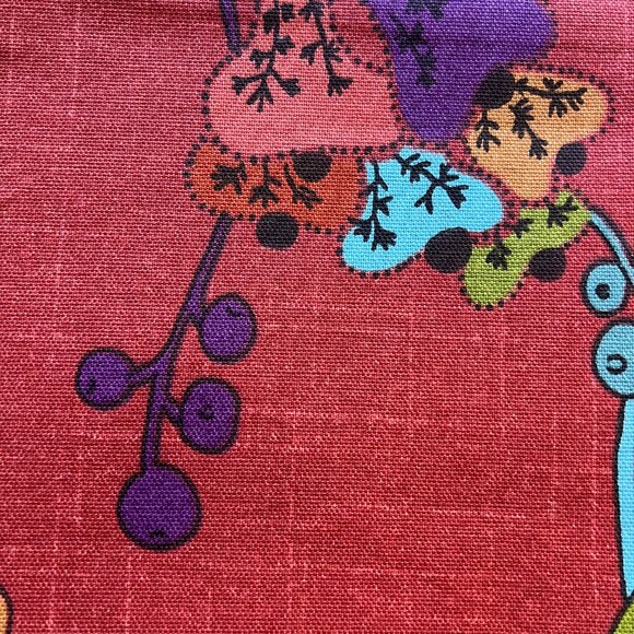 Discontinued World Market Pattern Tatiana Set of 4 100% Cotton Fabric Placemats - Picture 7 of 8